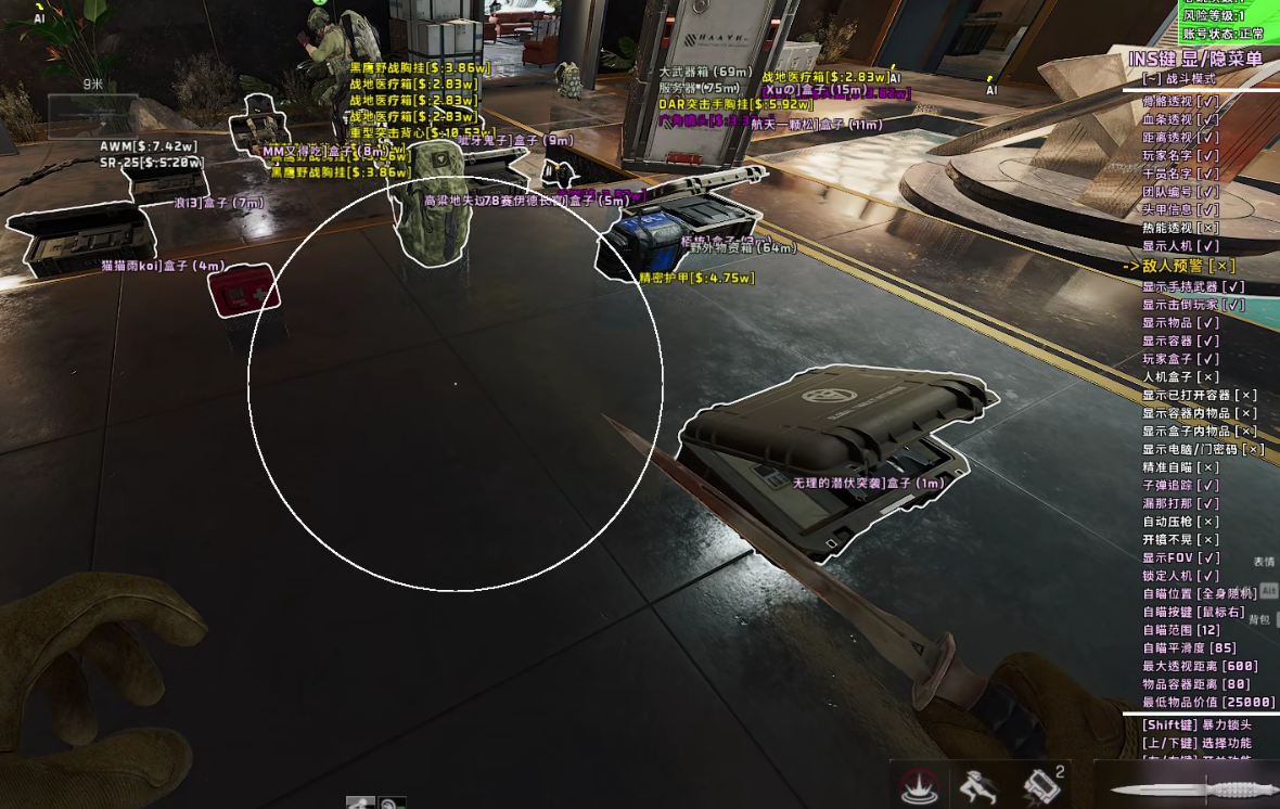 三角洲辅助-QUEEN透视自瞄物资辅助